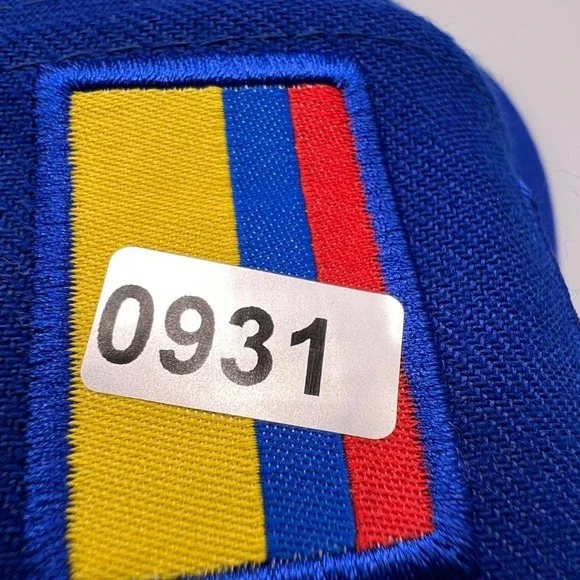 Chicago Cubs Hat Men 7 5/8 Blue All Over Flag 59Fifty New Era Fitted Cap - Picture 7 of 7